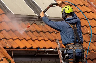 Démoussage et hydrofuge de toiture au Coudray
